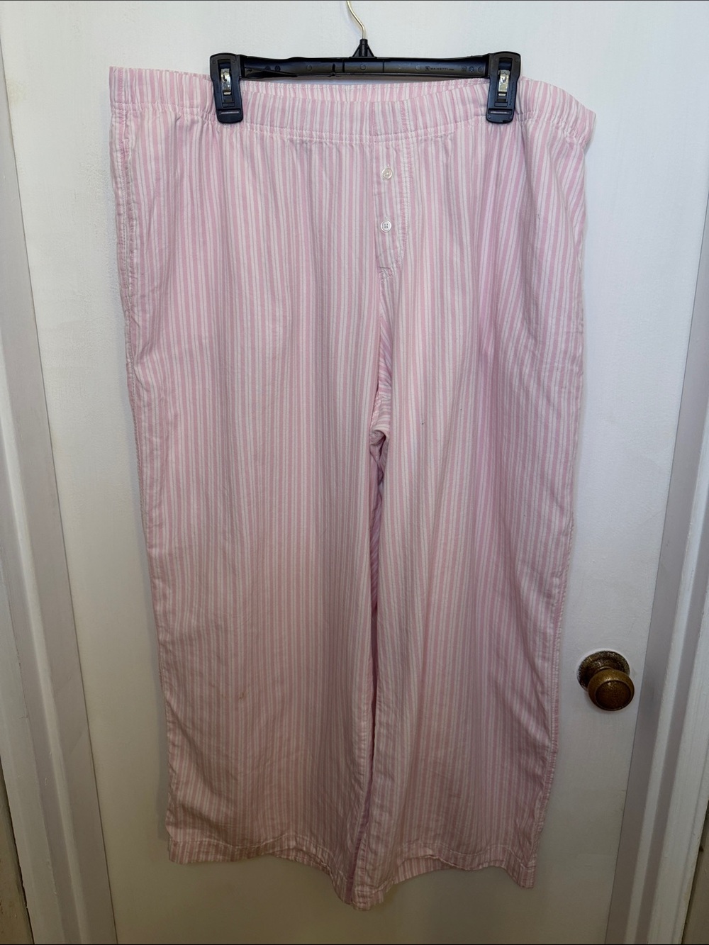 Hollister Pink & White Striped Pajama Pants - Picture 2 of 10